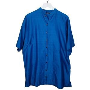 BAREFOOT ORGINAL Handwoven Handmade Hank-Dyed Pure Cotton Shirt - Small